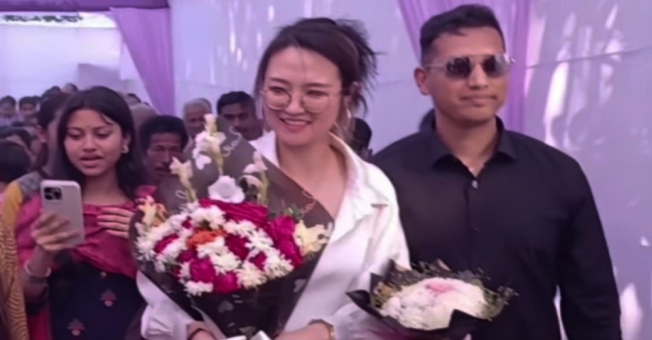 বিয়ের জন্য মৌলভীবাজারে এলেন চীনা তরুণী