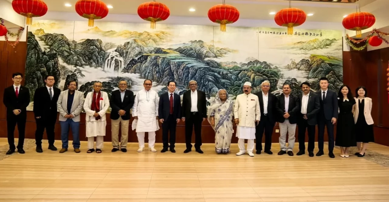 চীন সফরের আগে রাষ্ট্রদূত ইয়াও ওয়েনের আমন্ত্রণে দূতাবাসে বিএনপি নেতারা