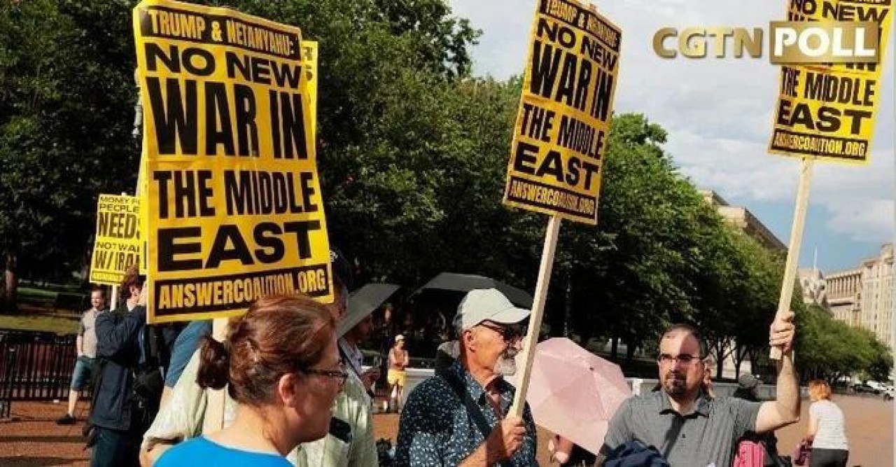 মধ্যপ্রাচ্যে মানবিক সংকটের জন্য ইসরায়েলকে নিন্দা : সিজিটিএন জরিপ