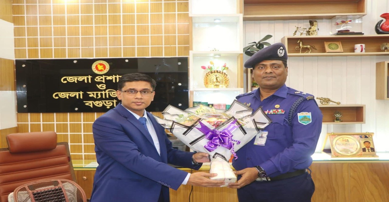 বগুড়ায় জেলা প্রশাসক ও নবাগত পুলিশ সুপারের সৌজন্য সাক্ষাৎ: জনসেবায় ঐক্যবদ্ধ অঙ্গীকার ​