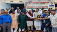 নিউইয়র্কে সিলেট জেলা চেয়ারম্যান নাসির উদ্দিন খান সংবর্ধিত