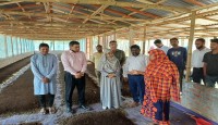 বগুড়ায় “রেশমা কৃষি উদ্যোগ” খামার পরিদর্শনে জেলা প্রশাসক
