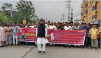 আদমদীঘিতে মহান মে দিবস উপলক্ষ্যে বর্ণাঢ্য র্যালি ও শ্রমিক সমাবেশ