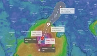 কক্সবাজার থেকে ৭৯৫ কিলোমিটার দূরে ঘূর্ণিঝড় ‘মোখা’