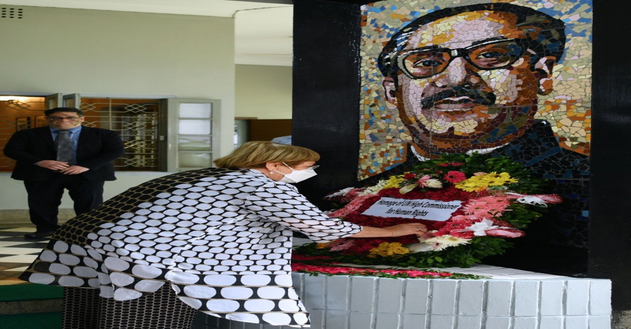জাতিসংঘের মানবাধিকার বিষয়ক হাই কমিশনারের শ্রদ্ধা নিবেদন