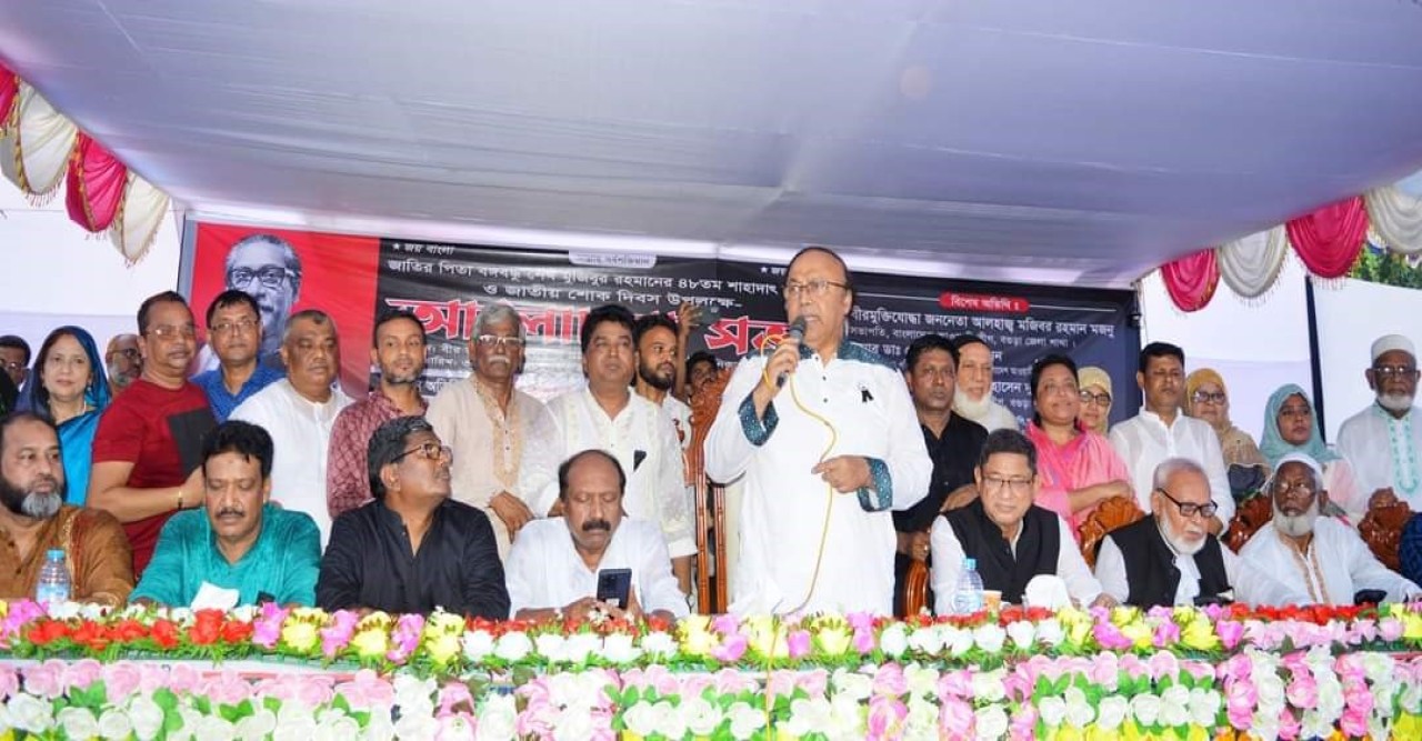 মার্কিন প্রেসক্রিপশনে বাংলাদেশ চলবে না- বগুড়ায় খায়রুজ্জামান লিটন