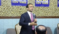 Raj Goyal, a Harvard‑Law‑educated former Kansas lawmaker, and Chuck Park hold joint campaign event in Jackson Heights
